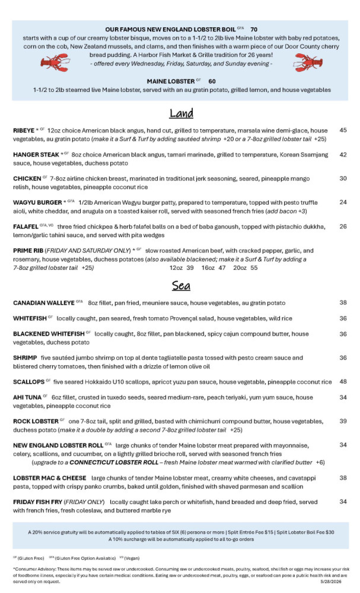 EarlySummerDinnerMenu 5.20.2026 2pageversion Page 2