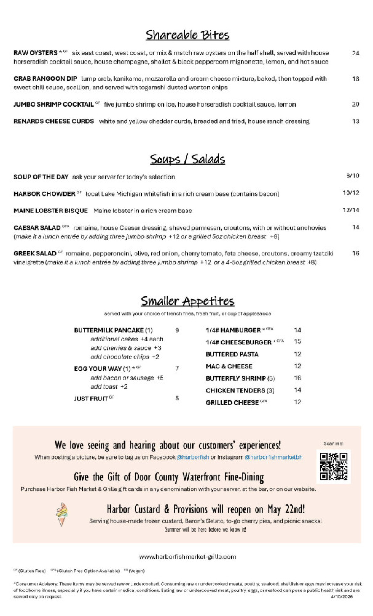 SpringBrunchMenu 4.10.2026 Page 1